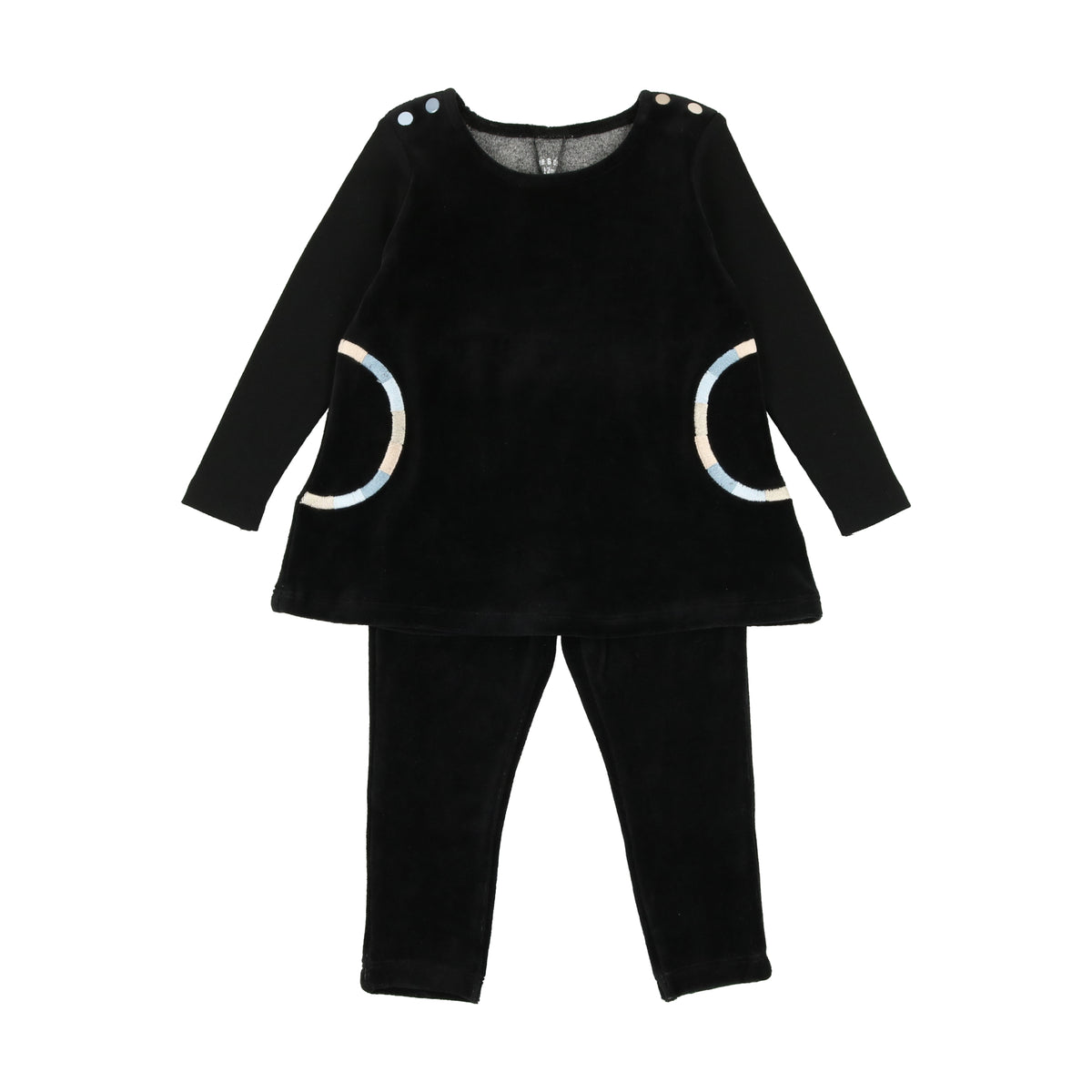 Multicolor Embroidery Loungewear