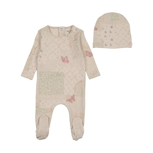 Oganic Paper Print Footie