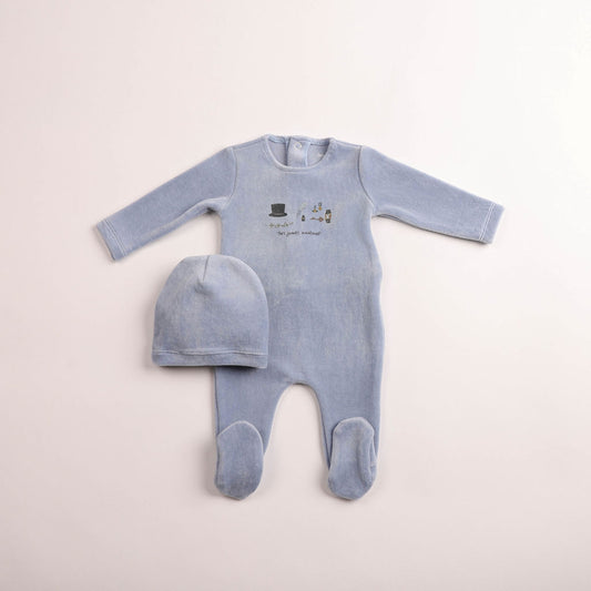 Paraphenalia velour Footie