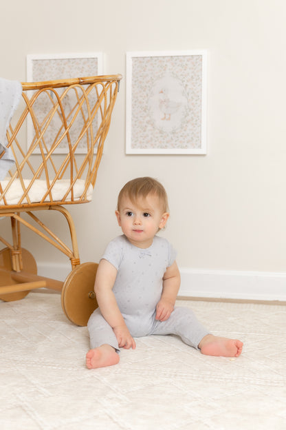 Pointelle With Flowers Romper