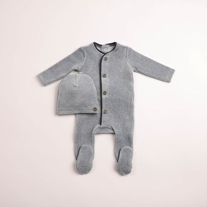 Prim Trim Velour Footie