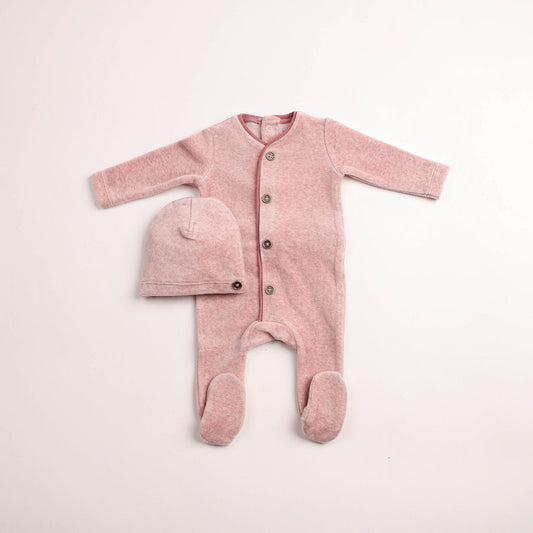 Prim Trim Velour Footie