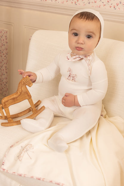 Rocking Horse Layette - Chalk White Girls