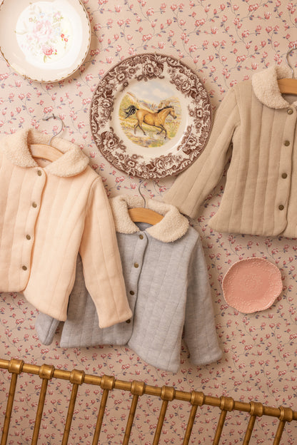 Sherpa Collar Knit Jacket