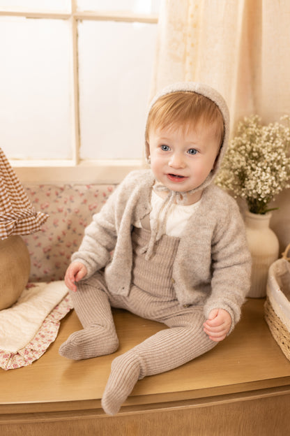 Textured Wool Ensemble - Toasted Oat