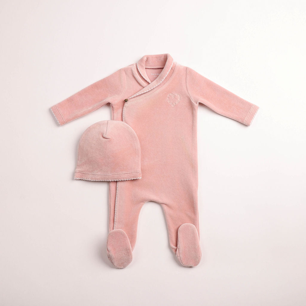 Timeless Classic velour Footie