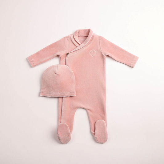 Timeless Classic velour Footie