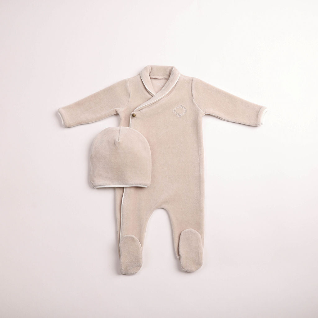 Timeless Classic velour Footie