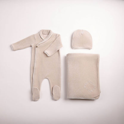 Timeless Classic velour Footie