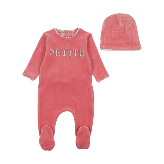 Velour Petite Footie