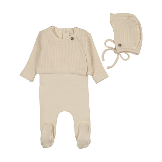 Waffle Sweater Set