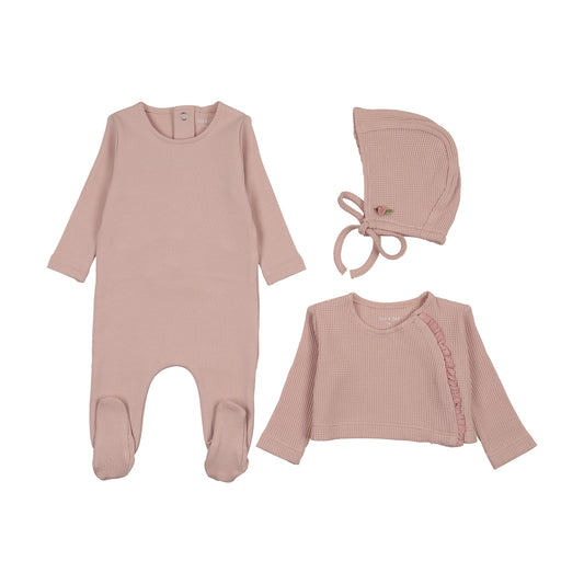 Waffle Sweater Set