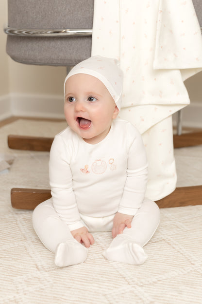 Watercolor Bib Footie