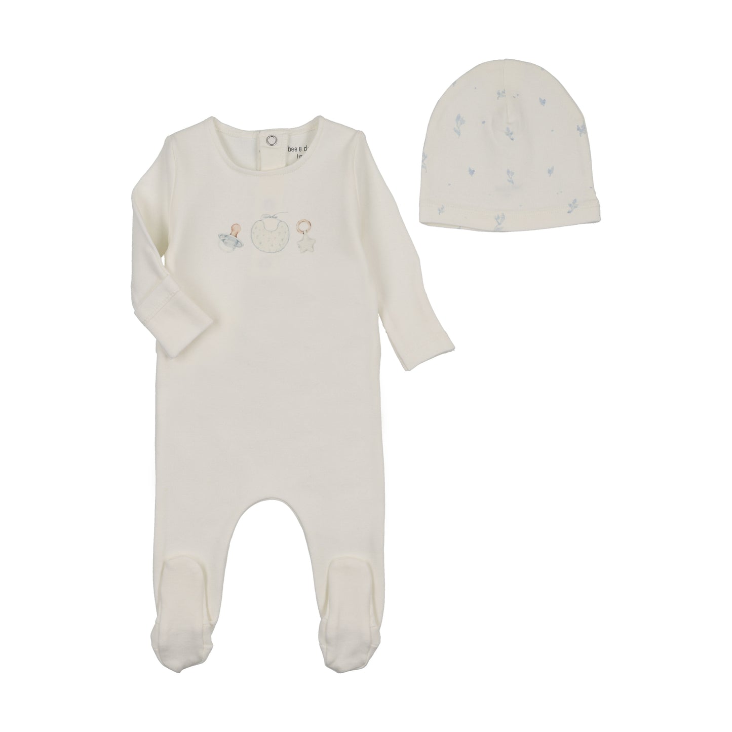 Watercolor Bib Footie