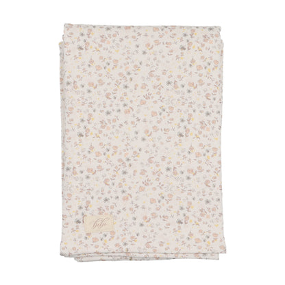 Whimsical Bloom Cotton Blanket