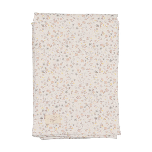 Whimsical Bloom Cotton Blanket
