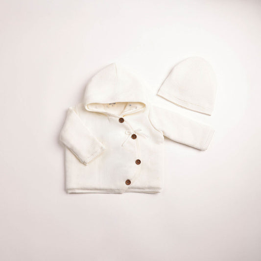 Boutique Delicata Knit Jacket - Linen Boys
